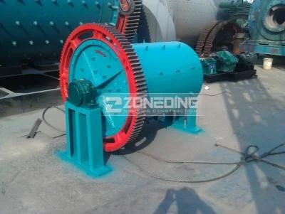 Dry Grinding Small Ceramic Liner Ball Mill Feeding in Batch