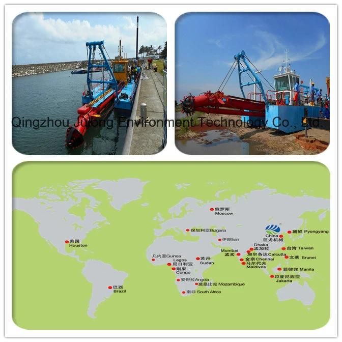 High Effciency Julong Professional Hydraulic Diesel Cutter Suction Hopper Dredger