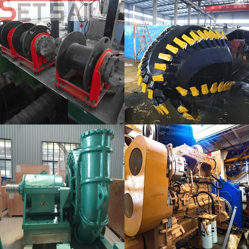 High Efficiency River Sand Pump 24 Inch Cutter Suction Dredger