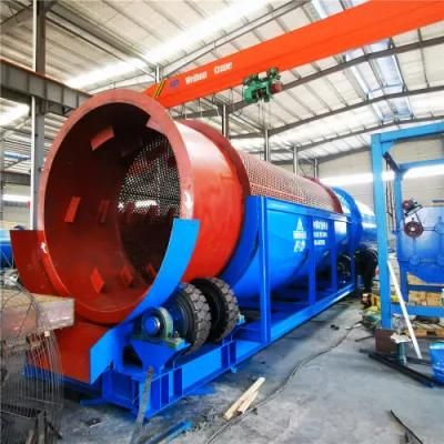 High Clay Gold Trommel Washing Plant Rotary Scrubber for Tin Ore