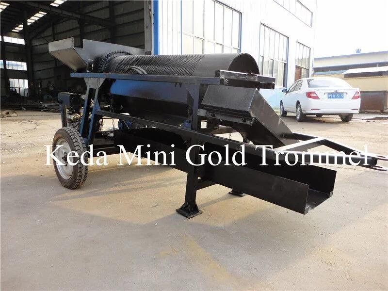 Mobile Gold Mining Machinery with Own Patent Gold Washing Plant Gold Washing Trommel Screen