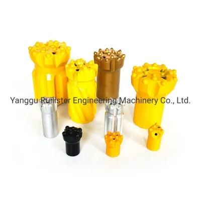 Top Hammer Rock Drilling Tools Thread Button Bits for Mining/Quarrying