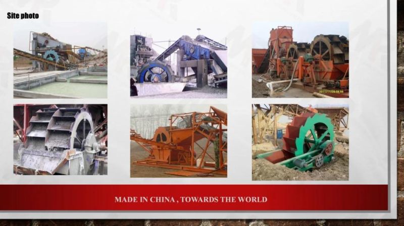 High Quality New Design Wheel Type Sand Washer with Low Price