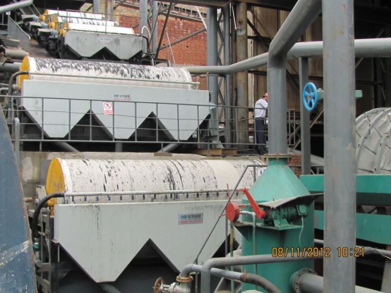 High Intensity Wet Rotary Permanent Magnetic Drum Type Separator for Iron-Ore Beneficiation