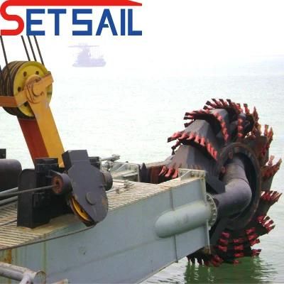 Customized Full Hydraulic Sand Weel Bucket Dredger for Sale