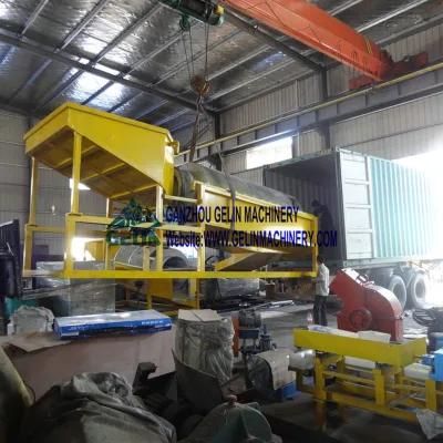 Small Mobile Type Gold Trommel Washing Plant Equipment