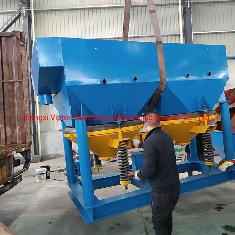 Gravity Mineral Jig Separator for Gold Diamond Tin Manganese Tungsten Coltan Tantalite Barite Gemstone Ore Mining