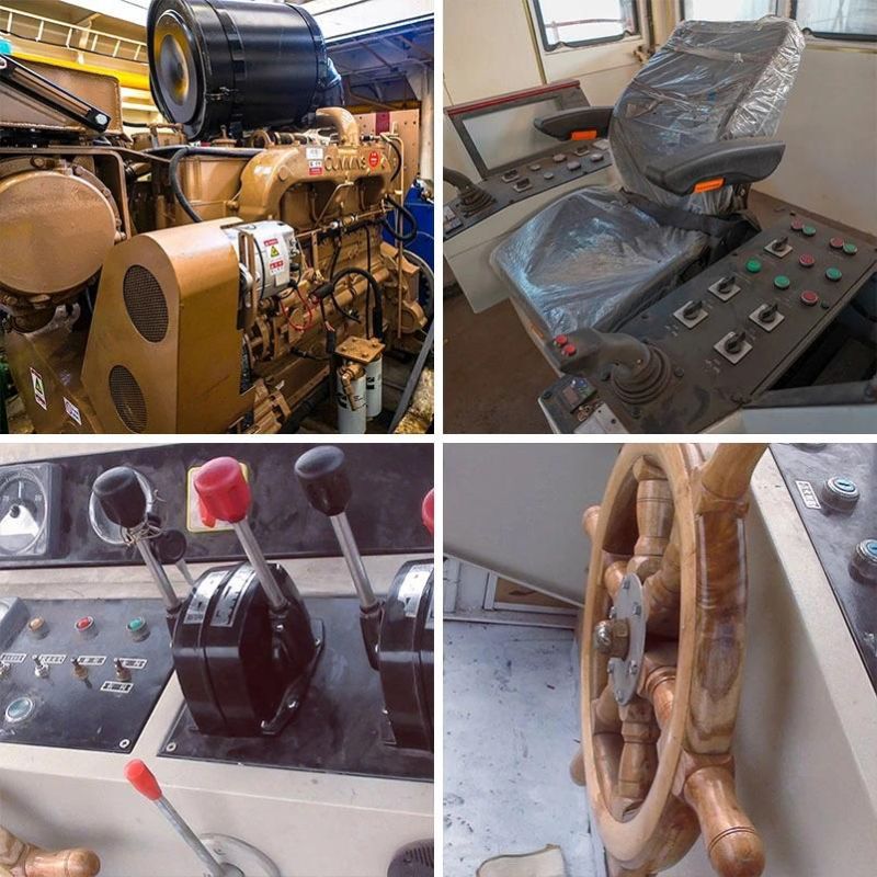 Pushing and Pulling Dredgers Pontoon Boats Work Boat for Sale