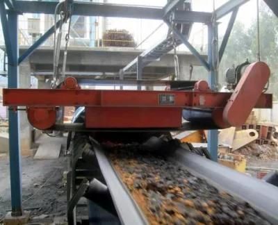 Suspended Overhead Conveyor Magnetic Separator Remove Ferrous Metal Protect The Downstream ...