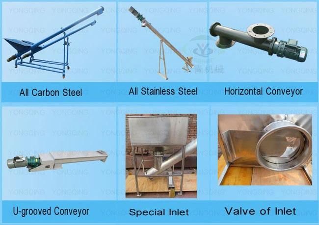 Auto Spiral Feeding Machine Sand Cement Auger Screw Conveyor