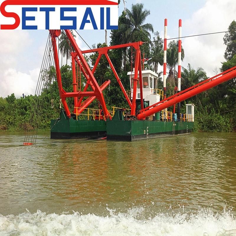 32inch Hydraulic River Sand Cutter Suction Dredger with Anchor Boom