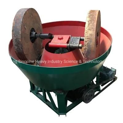 Wet Pan Mill for Gold Rock Mining Equipment Wet Pan Milling Machine