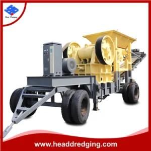 Factory Price 2000t Wheel Mobile Cone Crusher for Stone Crusher Plant