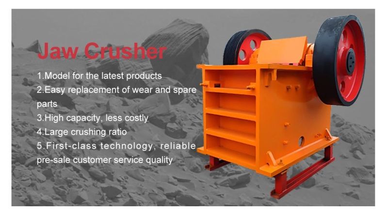 High Quality Mini Concrete Rock PE-150X250 Jaw Crusher