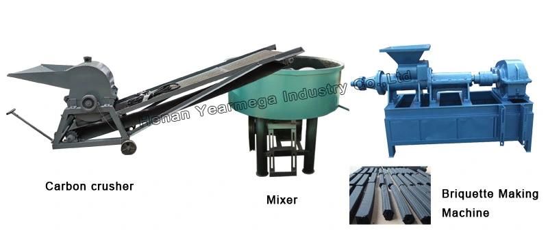 High Efficient Biomass Briquette Charcoal Extruder Machine From China