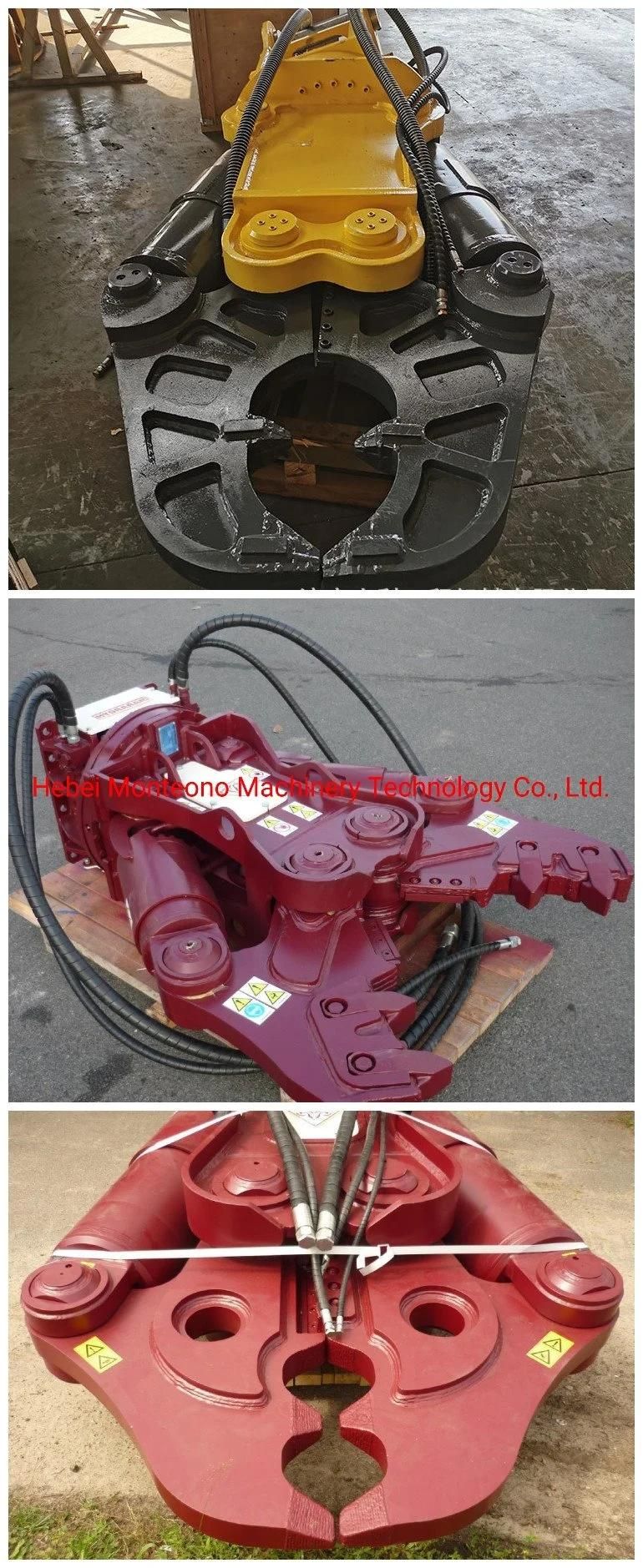 Automatic Rotation Concrete Construction Machinery 40t Excavator Hydraulic Crusher Shear