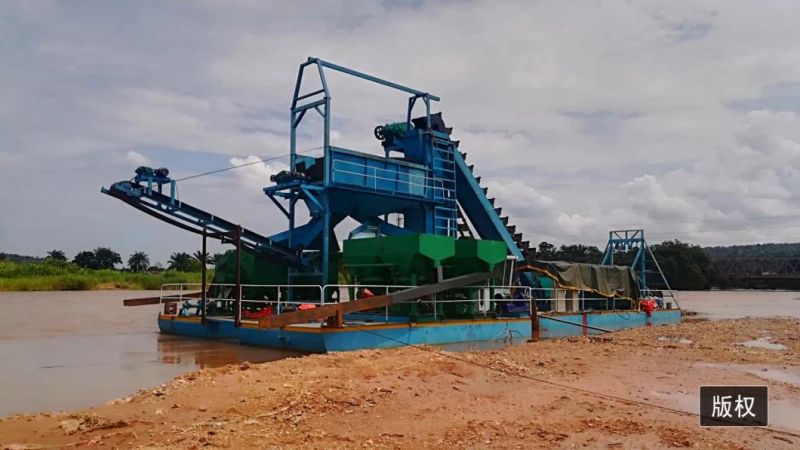 Keda Hyaraulic Gold Bucket Chain Dredge Diamond Gold Mining Machine