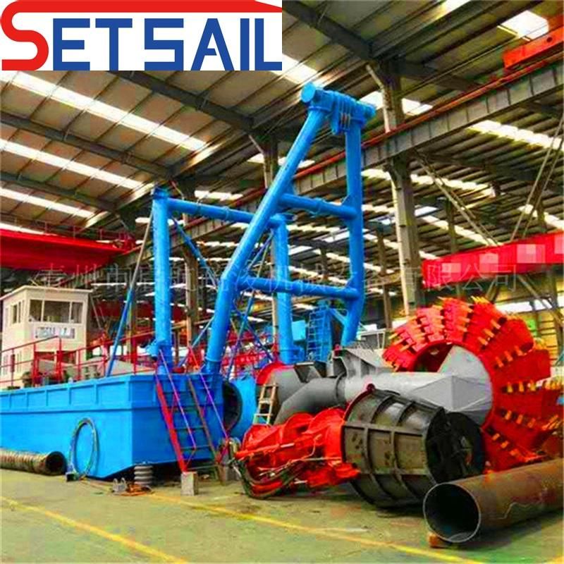 Set Sail Brand Wheel Bucket River Sand Dredger with Hydraulic Pump