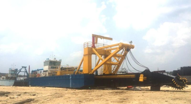 Full Hydraulic Sand Dredging Barge with Crown Cuter Head