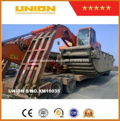 Good Price for Doosan Dh215-7 Amphibious Excavator with Undercarriage Pontoon