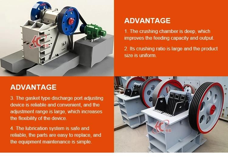 New Design Portable Clinker/Concrete Crushers with Wheels