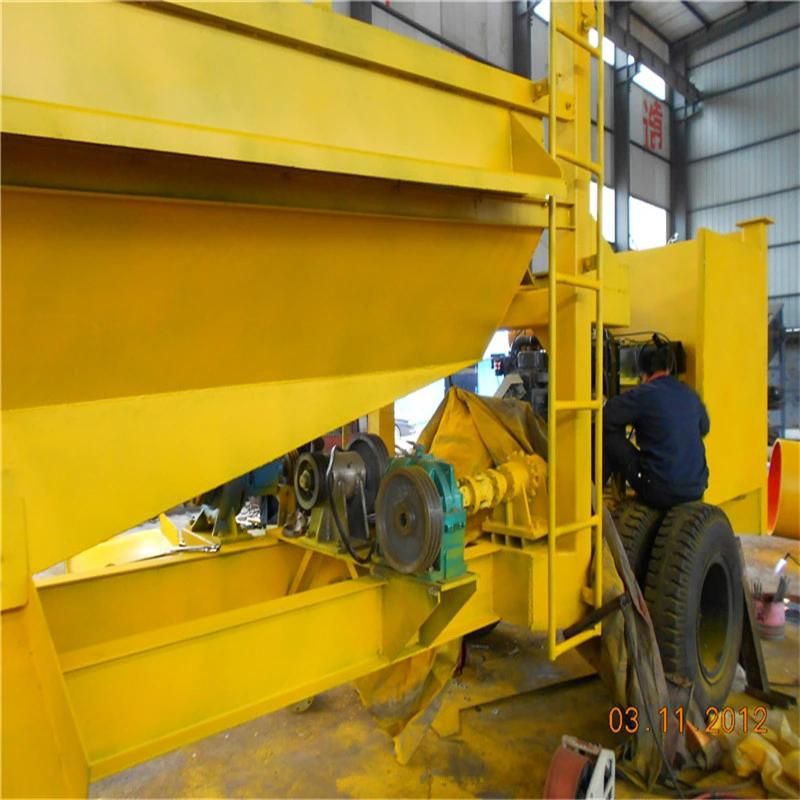 Keda Movable Placer Gold Mining Equipment with Patents (1-500t/h)