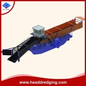 China Manaufacturer Automatic Aquatic Garbage Weed Trash Skimmer Harvester