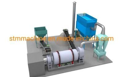 High Efficiency Coal Slime Sand Three Cylinder Rotary Drum Dryer for Cement