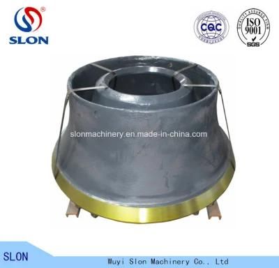 High Manganese Steel Sandvik CH420 CS420 Concave and Mantle Cone Crusher Parts