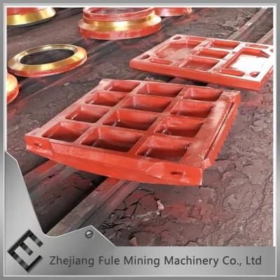 High Manganese Jaw Crusher Spare Part Swing Jaw Plate