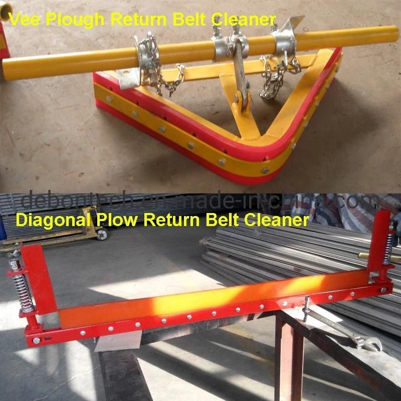 Belt Conveyor Return Scraper Conveyor Ploughs V Plough Conveyor Belt Cleaner