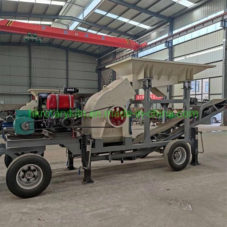 Diesel/Electric Engine Mobile Crusher Station/Tracked Mobile Impact Crusher/Mobile Crusher Equipment