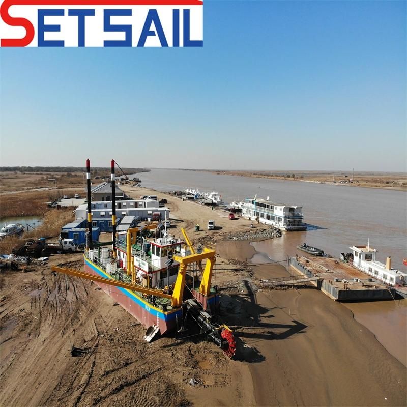 High Quality River Sand Pump Wheel Bucket Dredger with Diesel Engine