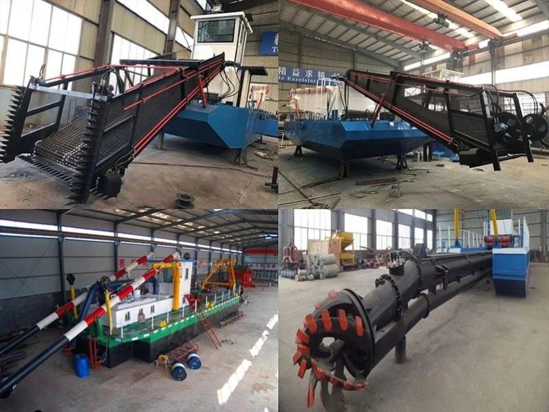 China Haijie Inch River Cutter Suction Dredger with Hydraulic System