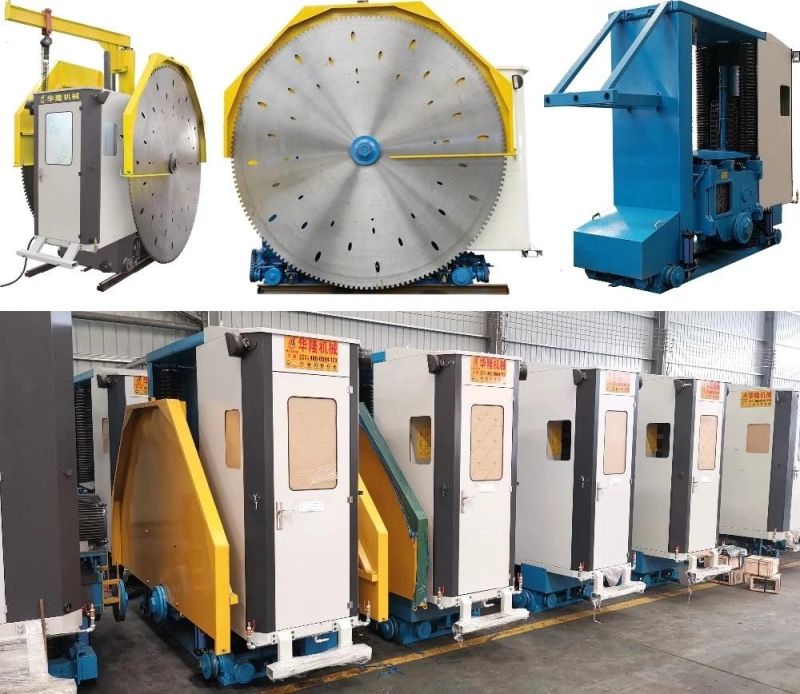 Hualong Machinery 2qyk-4000 Double Blade Granite and Marble Block Mining Machine Stone Cutter