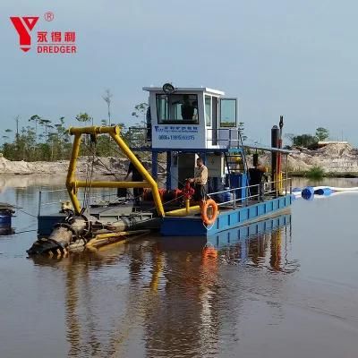 Easy Transportation Type Small Size 14 Inch Cutter Suction Sand Dredging Barge for Sale