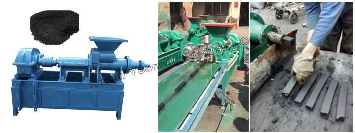 Charcoal Briquettes Extruder Model 140 Including Cutter with Good Price