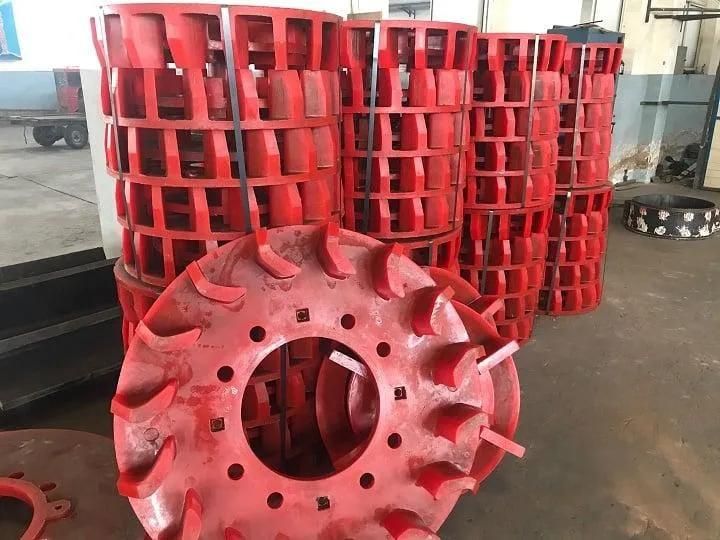 PU Rotor and Stator Polyurethane Impeller Wear Components Agitator Abrasion Resistant Corrosion Resistant Part for Flotation Machine in The Mining Work