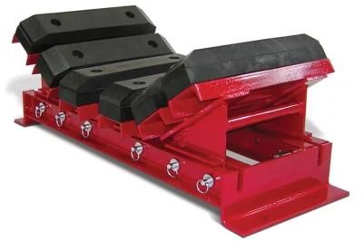 Mining Belt Conveyor Flame Retardant UHMWPE Coated Impact Buffer Bed