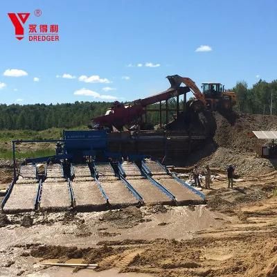 100m3/Hour Dry Land Gold Washing Plant for Sales in Vietnam