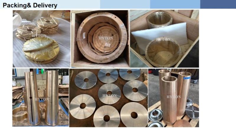 Single Cylinder Cone Crusher Parts Main Frame Bronze Bushing Apply for Nordberg Gp100s Gp200s