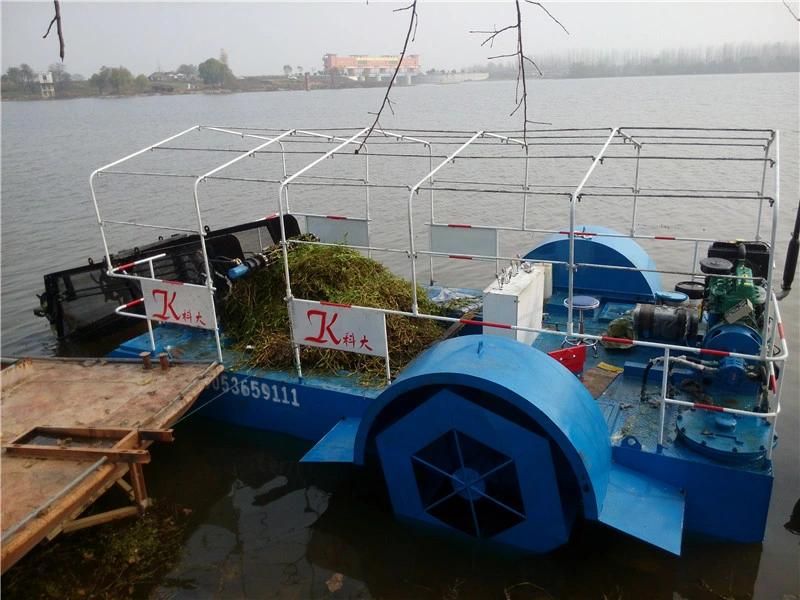 Keda Mini -Semi Automatic Water Hyacinth Harvester Ship