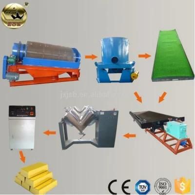Full Set Small Scale Alluvial Gold Mining Equipment