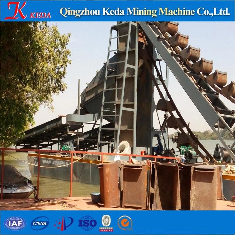 OEM Designed Keda Bucket Gold Dredger Selling Well Overseas