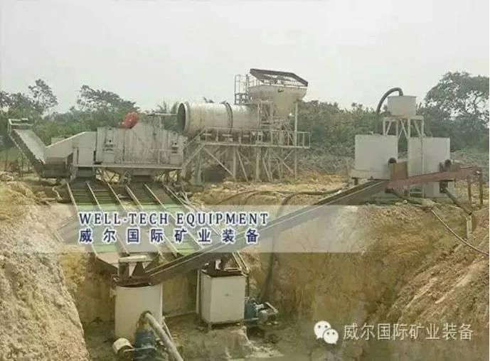 Low Cost High Effective Rotary Scrubber for Mining Plant