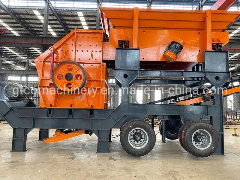 Plant Rock Diesel Engine 250 400 PE 400X600 PE600 900 Portable Small Mobile Mini Price List Machine Stone Jaw Crusher for Sale