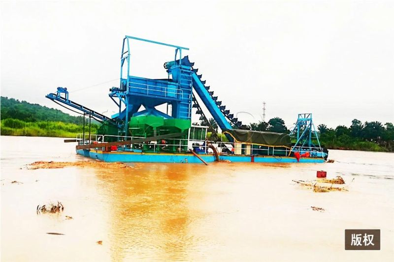 Best Price Mine Dredging Ship Bucket Chain Dredger Gold Mining Dredger Sand Gold Mining Dredger Alluvail Gold Dredger