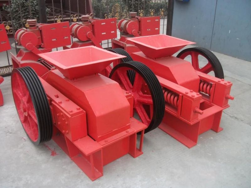 Double Roll Crusher, Roller Crusher with Chrome Alloy Steel Roller Surface