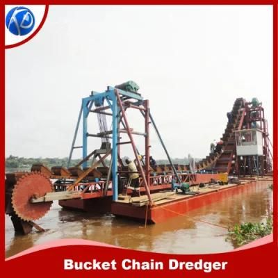 Chinese Bucket Line Dredger Chain Bucket Dredger Diamond Mining Dredger Gold Dredger River ...