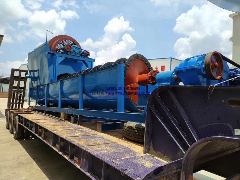 100tph Alluvial Deposit Purity Silica Sand Wash Plant